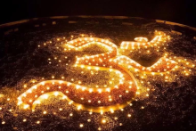 Diwali lights of OM